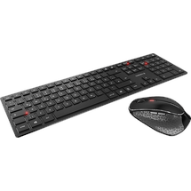 Cherry DW 9500 Slim schwarz/grau, USB/Bluetooth, DE (JD-9500DE-2)