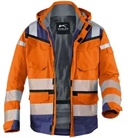 Kübler Wetterjacke REFLECTIQ SYMPATEX® PSA 2 warnorange/dunkelblau Form 1307 Größe S