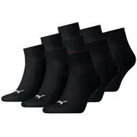 Puma UNISEX QUARTER PLAIN 3P in 200 - black