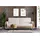 konsimo® Schlafcouch 3-Sitzer Weiß