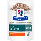 Hill's Prescription Diet w/d mit Huhn Katzenfutter nass