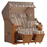 Mr. Deko Strandkorb Schleswig Beige
