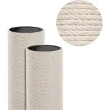 Happy Pet HAPPYPET Sisalstamm für Kratzbaum Ø 18 cm - 40/50/60/80 cm, Dickes Sisal, Massiver Ersatz-Stamm Säule für Katzenbaum, M10 Gewinde, Ersatz Kratzstamm