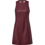 QS Minikleid Lederoptik Rot 36