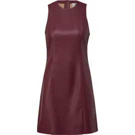 QS Minikleid Lederoptik Rot 36