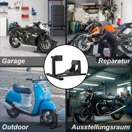 XMTECH Motorradständer für 17-21 Zoll 90-130 mm Vorderrad