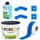 LEVEL PLUS Dichtset für Duschabdichtung Bad Dichtband Flüssigfolie 4 kg