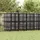 vidaXL Hundezwinger 12,9 m2 Stahl Schwarz