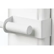 GARESA Scheibenstange SPANNFIX, Ø 9 mm, 1-läufig, Fixmaß, ohne Bohren, geklemmt, Messing weiß Ø 9 mm x 60 cm - 90 cm