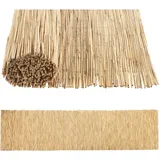 casa.pro Schilfzaun 150 x 500 cm Beige