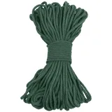 Uiopa Baumwollkordel 5mm, 20m Makramee Garn Natürlicher Baumwollseil Rope Garn, Makramee Baumwollschnur für Pflanzenaufhänger, Wandbehang, Garten, DIY Handwerk