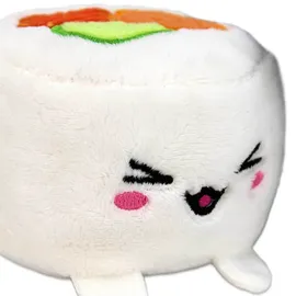 Joy Toy Plushi Plüschfigur mit Schlüsselanhänger Uramaki Sushi mit Lachs 7 cm