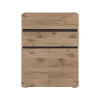 Home Affaire Wisla Midischrank 76 x 98 cm Braun Holzwerkstoff