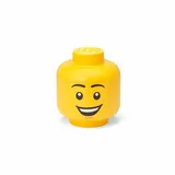 LEGO Aufbewahrungskiste LEGO Aufbewahrungskopf Happy Boy 1-tlg. gelb