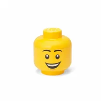 LEGO Aufbewahrungskiste LEGO Aufbewahrungskopf Happy Boy 1-tlg. gelb