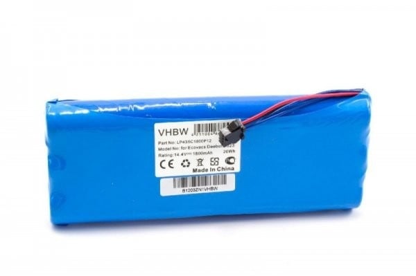 Akku passend für Ecovacs Deebot D523, D540, D550 14,4V 1800mAh Ni-MH