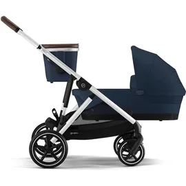 cybex retail gmbh Cybex Gazelle S Kinderwagen inkl. Cot S Babywanne / Kombikinderwagen, Farbe:Ocean Blue / Silver