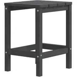 vidaXL Garten Adirondack-Tisch Anthrazit 38x38x46 cm HDPE