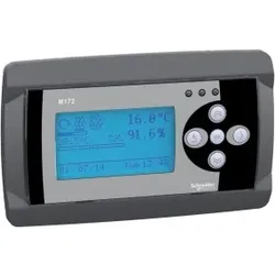 Schneider Electric TM172DGRP Bedienterminal, Modicon M172, LCD Display, beleuchtet, Uhr, bündiger Einbau, grau
