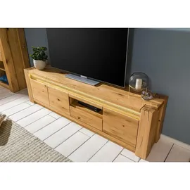 MASSIVMOEBEL24.DE KENT TV-Lowboard 193x40x53 cm Beige Holz