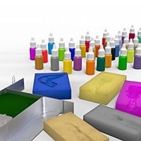 Polyment Silikonfarbe I Farbpaste zum Einfärben von Silikon Kautschuk I in 33 Farben - 15.0 Gramm / Neon Leuchtmagenta Ral4010