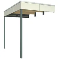 SKANHOLZ Schleppdach 168 x 253 cm Grau