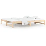 vidaXL Tagesbett 90 x 190 cm Braun