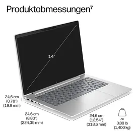 HP EliteBook 6 G2i 14'' Intel Core Ultra 5 325 32 GB RAM 512 GB SSD Win11 Pro Silber E02G1ET