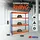 Proregal Schwerlastregal Metall 180x160x60cm blau/orange 4 Spanplatten-Ebenen Fachlast 500kg
