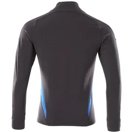 Mascot ACCELERATE Herren Sweatshirt mit Reißverschluss XS schwarzblau/azurblau