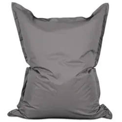 Lumaland Sitzsack XXL 380l - 140 x 180 cm - Indoor Outdoor - Grau