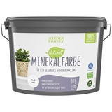 SCHÖNER WOHNEN-Farbe Naturell Wandfarbe Mineralfarbe  (Weiß, 10 l, Konservierungsmittelfrei)