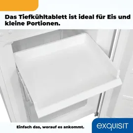 Exquisit KGC265-70-NF-040C Kühl-Gefrierkombination (253 l, 1810 mm hoch, Weiß)