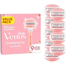 Gillette Venus Comfortglide Spa Breeze Rasierklingen 9 Stück