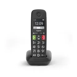 Gigaset E290 Analoges/DECT-Telefon Anrufer-Identifikation Schwarz