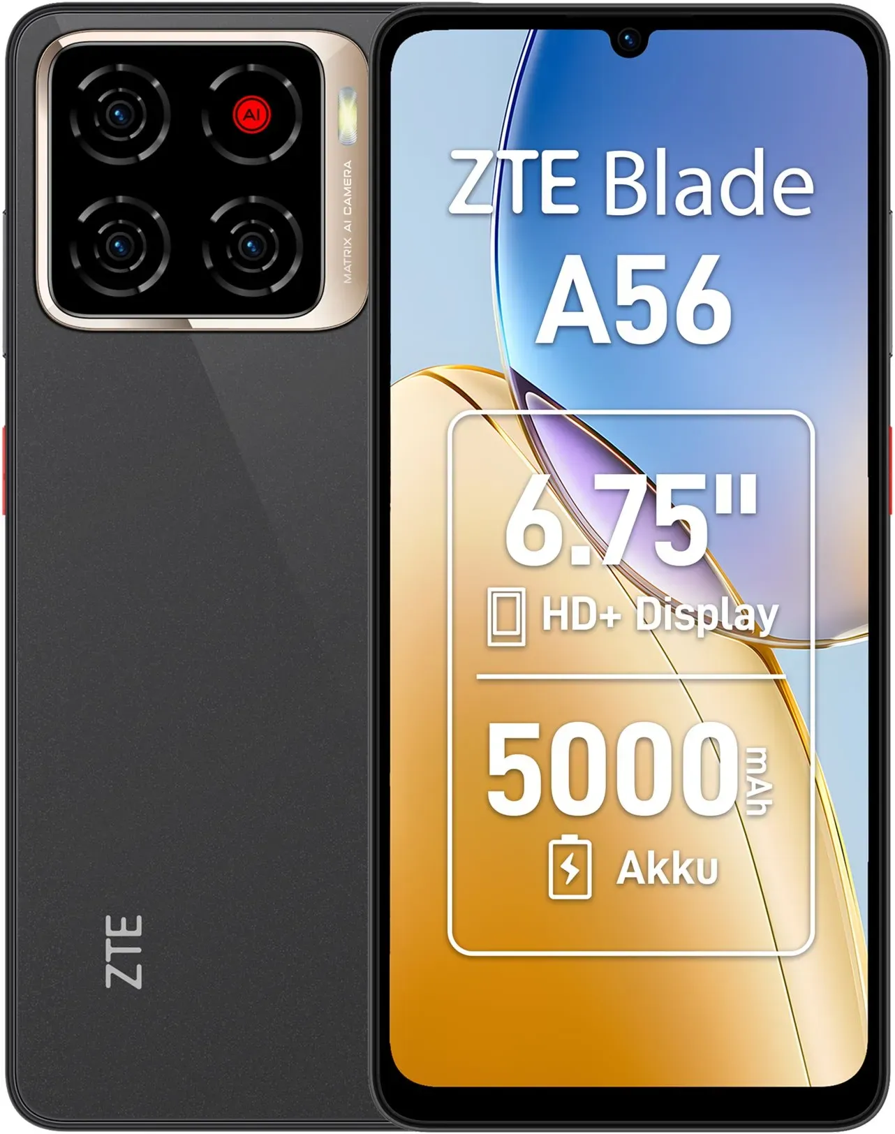 ZTE Blade A56 - 4G Smartphone - Dual-SIM - RAM 4 GB / Interner Speicher 64 GB -