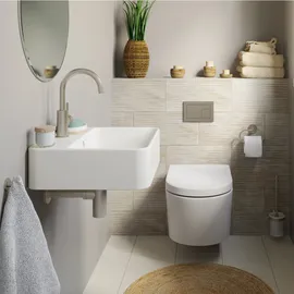 Lenz Gästebad-Set mit WC-Sitz Weiß