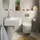 Lenz Gästebad-Set mit WC-Sitz Weiß
