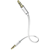 in-akustik Star Audiokabel 3,5mm Klinken-Stecker/Stecker Stereo 1,5m weiß