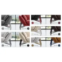 Sofanella 2-Sitzer Stoff ESTELLA, Relaxsofa, Designsofa, Designer Couch, Italienisches Sofa, 2er Sofa weiß