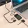 AISENS ASWL-H2KDC30M05-BK USB-C Dockingstation - USB Hub, Schwarz