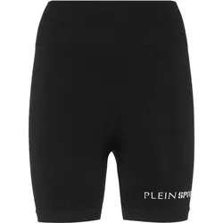 PLEIN SPORT Damen Tight Radhose, Schwarz, XS