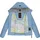 Ragwear Winterjacke Briony blau / hellblau / hellgrau XL