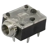 TRU Components 1559785 Klinken-Steckverbinder 3.5 mm Buchse, Einbau horizontal