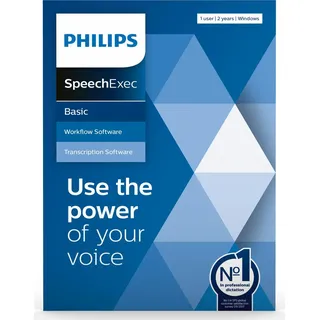 Philips SpeechExec Basic Transcription Box – Abonnement für 2 Jahre