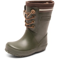 Bisgaard Unisex Kinder Rubber Boot-LACE Thermo Gummistiefel, Grün, 40
