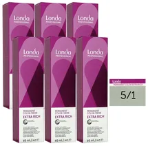 Londa Professional Permanent Color Creme 5/1 hellbraun asch 60 ml