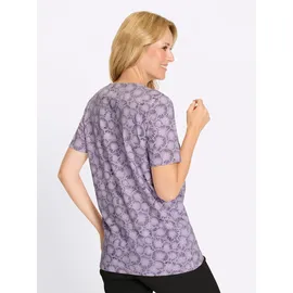 Sieh an! Longshirt in flieder-feige-bedruckt | Gr.: 42