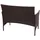 Proregal Halden 106 x 83 x 60 cm Braun/Schwarz