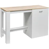 BASIC by Balculina Kücheninsel Andy 138 x 56 x 91 cm Weiß